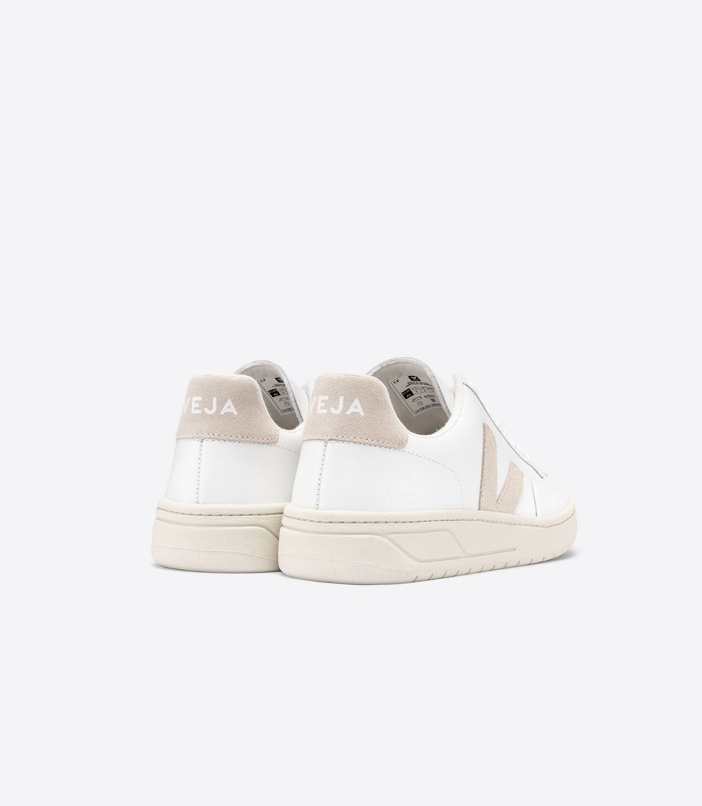 Veja Sneakers Herr - V-12 Läder - Vita - 907683-YVM